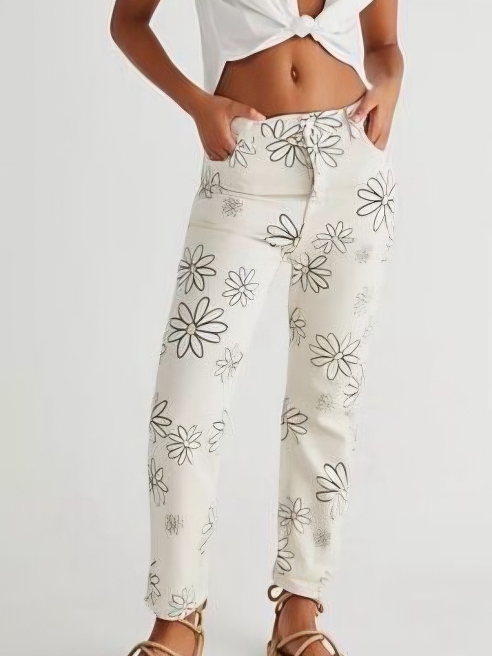 We The Free (Free People) Daisy Wren Straight Leg Jeans | Size 31 (12) - Picture 4 of 6